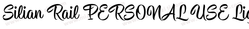 Silian Rail PERSONAL USE Light字体转换